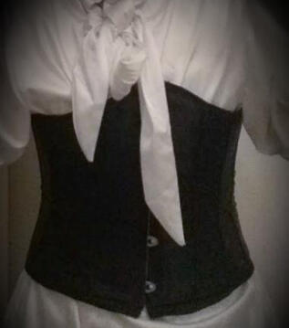 corsetted silk